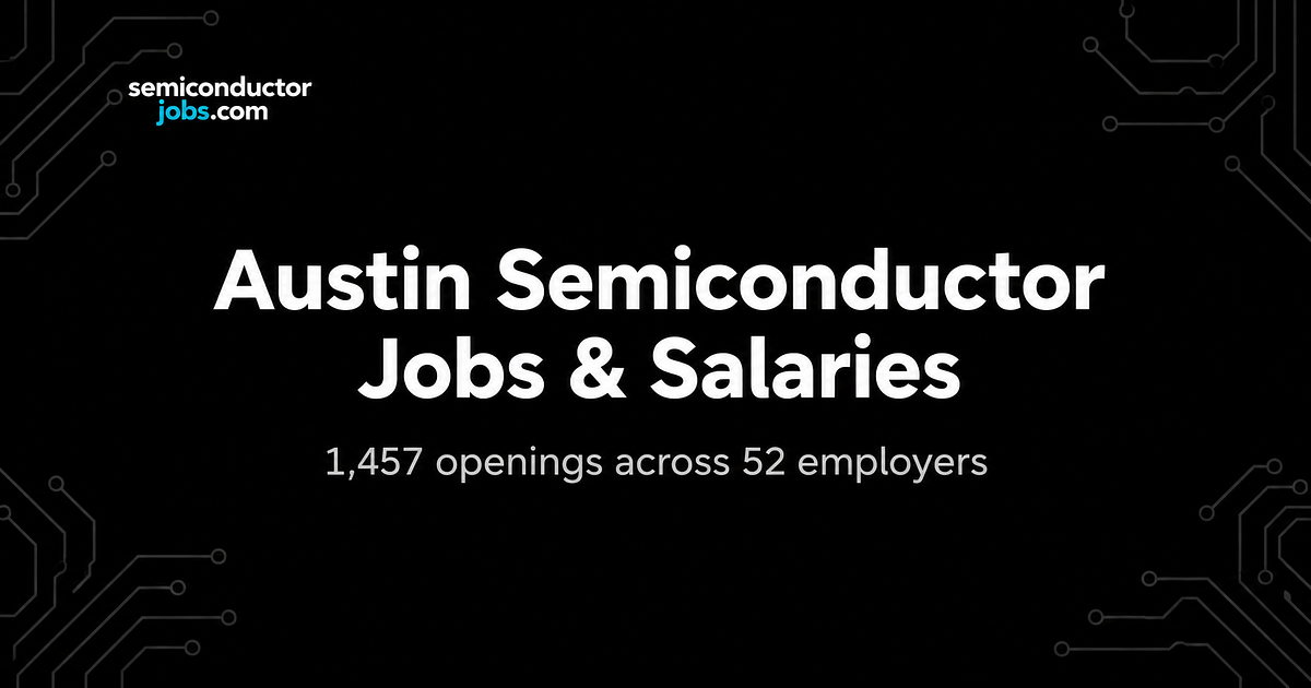 Austin Semiconductor Jobs: Openings and Base Salary Ranges