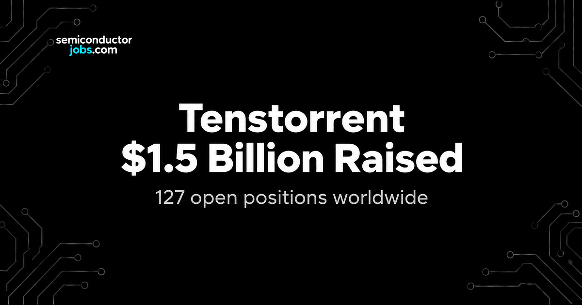 Tenstorrent Raises $1.5 Billion and Lists 127 Open Positions