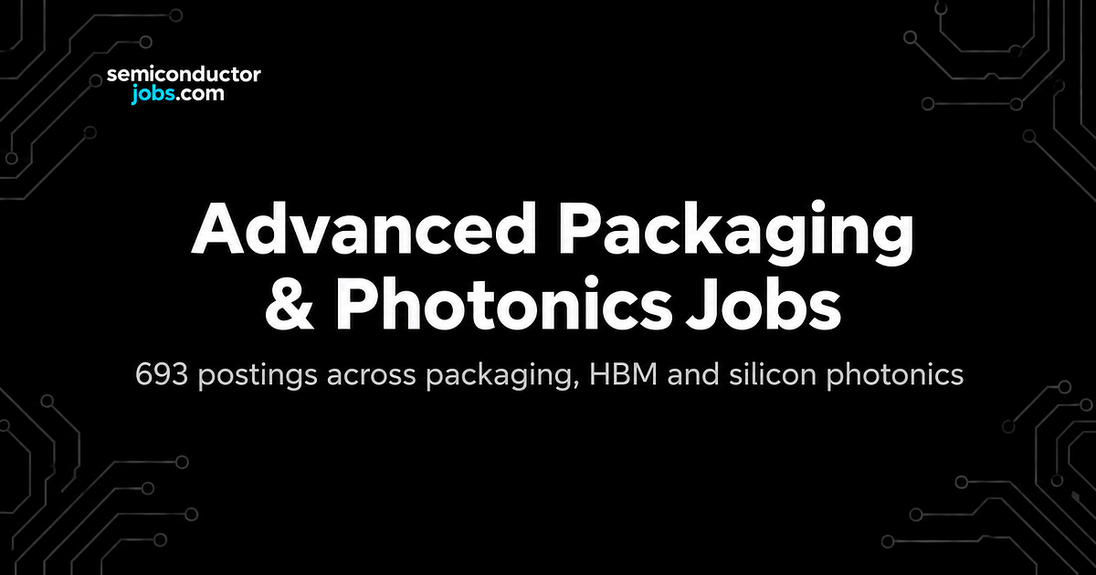 Advanced Packaging, HBM and Silicon Photonics Jobs: Who’s Hiring