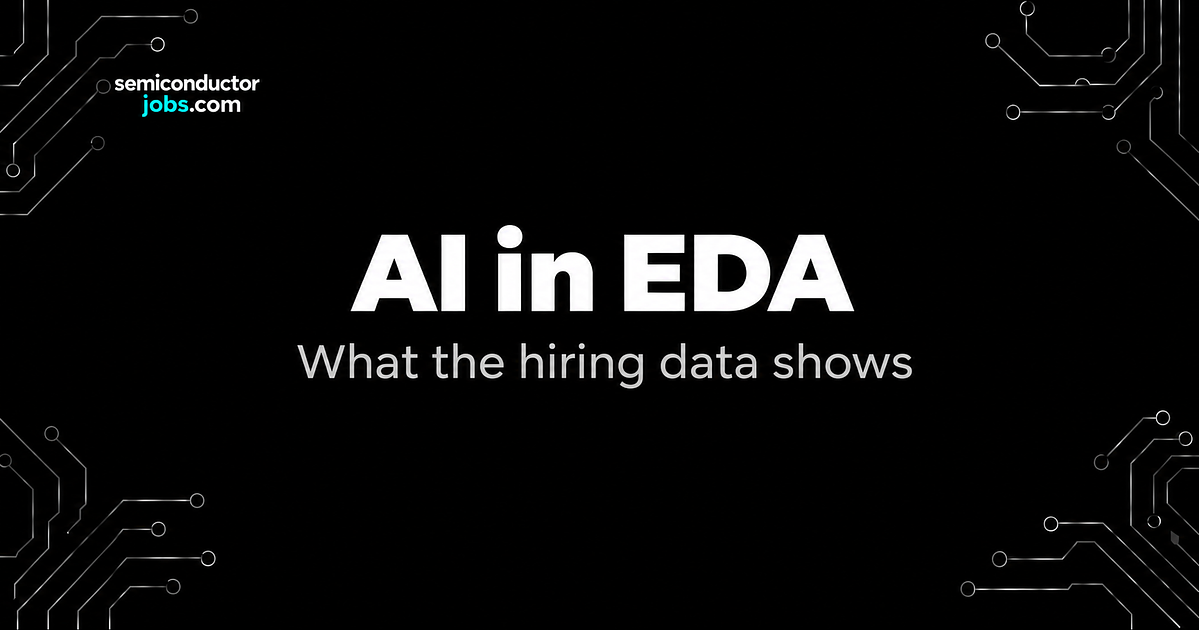 Hiring Data Reveals the Truth About AI in EDA
